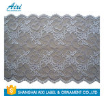 White Guipure Lingerie Lace / Dresses Guipure Lace / Guipure Chemical Lace Fabric Nylon Stretch Lace